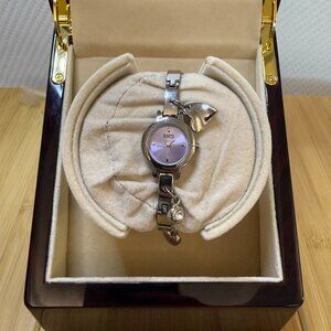 Roots Canada "Charmed" R490 Ladies' Charm Watch Silver/Purple, 22.5mm